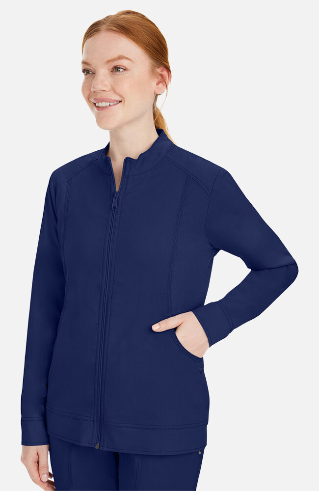 ژاکت اسکراب زنانه داکوتا برند Healing Hands 2 ژاکت پزشکی زنانه زیپدار مدل داکوتا برند Healing Hands