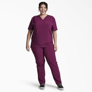 بلوز اسکراب پزشکی یقه هفت یونی‌سکس مدل EDS Essentials برند Dickies