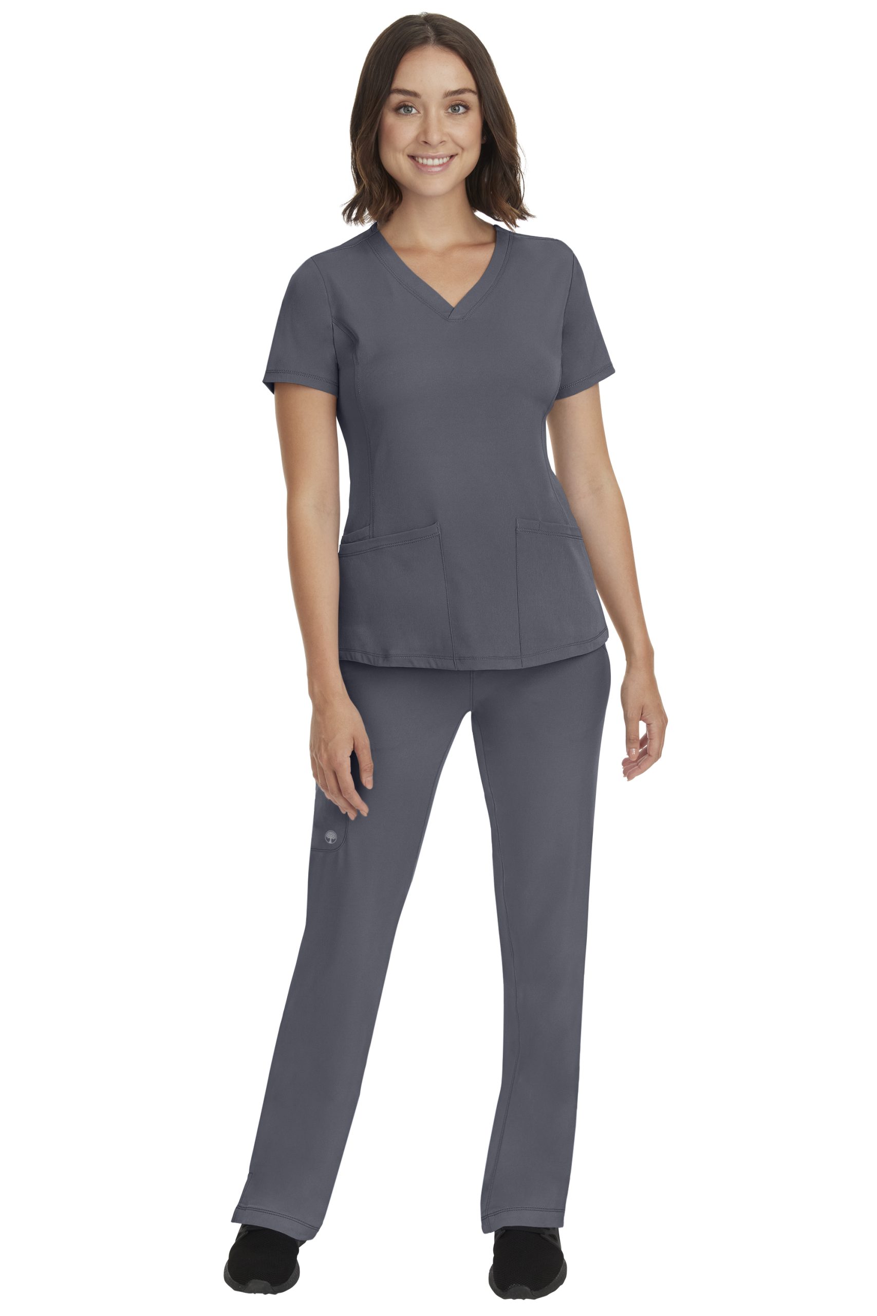 شلوار اسکراب زنانه ربکا برند Healing Hands 5 شلوار پزشکی زنانه مدل ربکا – برند Healing Hands – کد 9560 رنگ خاکستری